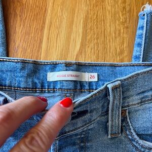 Levi's Women's Wedgie Straight Leg Jeans - Light Blue
